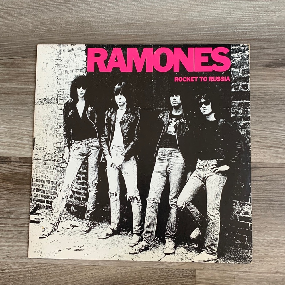 RAMONES Rocket To Russia SIRE LP Vinyl Record Album L P Original SR6042 1977